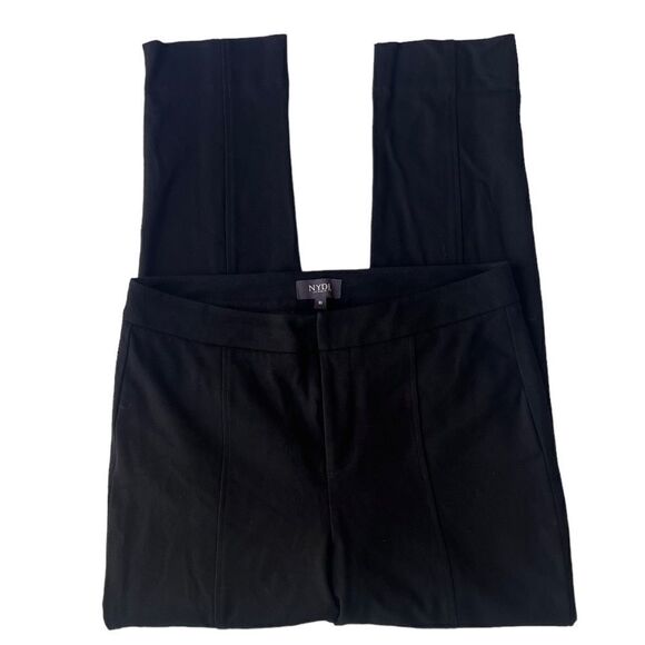 NYDJ Women's Betty Ankle High Rise Pants in Ponte Knit Black M11Z1814  sz 10 - Picture 5 of 14
